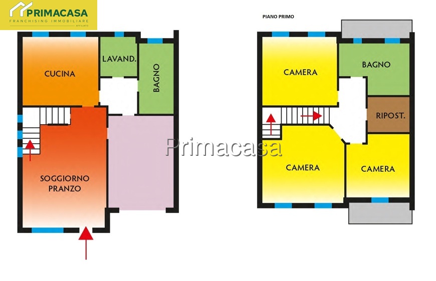 Pianta piano primo e terra.jpeg Pianta piano primo e terra.jpeg